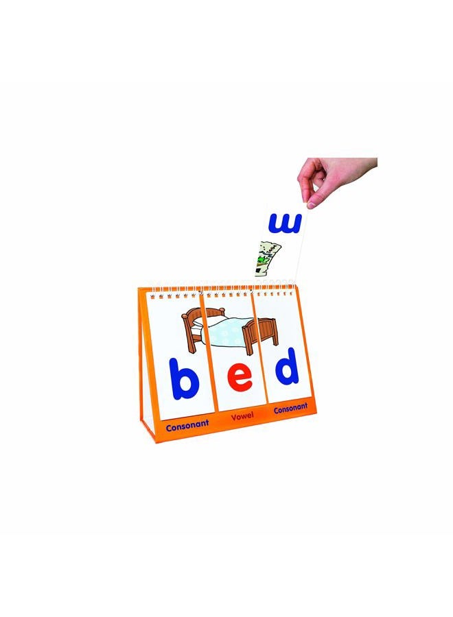 Junior Learning CVC Flips | Literacy Educational Flip Chart | Learn How to Spell Consonant - Vowel - Consonant Words | Ages 4-5, Reception - Year 1 - Image 4