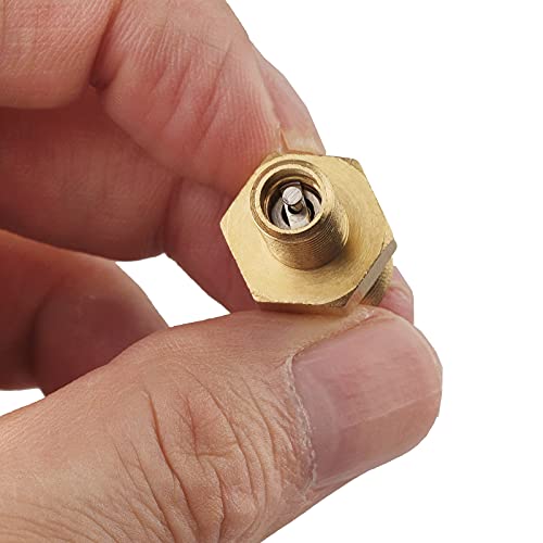 A.I.FORCE 4Pcs 1/4" NPT Tank Valve, Air Compressor Fill Valve With Anti-Corrosion Brass Schrader and Caps, Extra Replacement Stems Cores and Tool - Image 3
