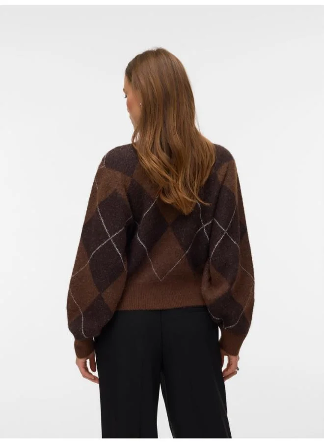 Vero Moda Darla Long Sleeve Roll Neck Pullover Sweater