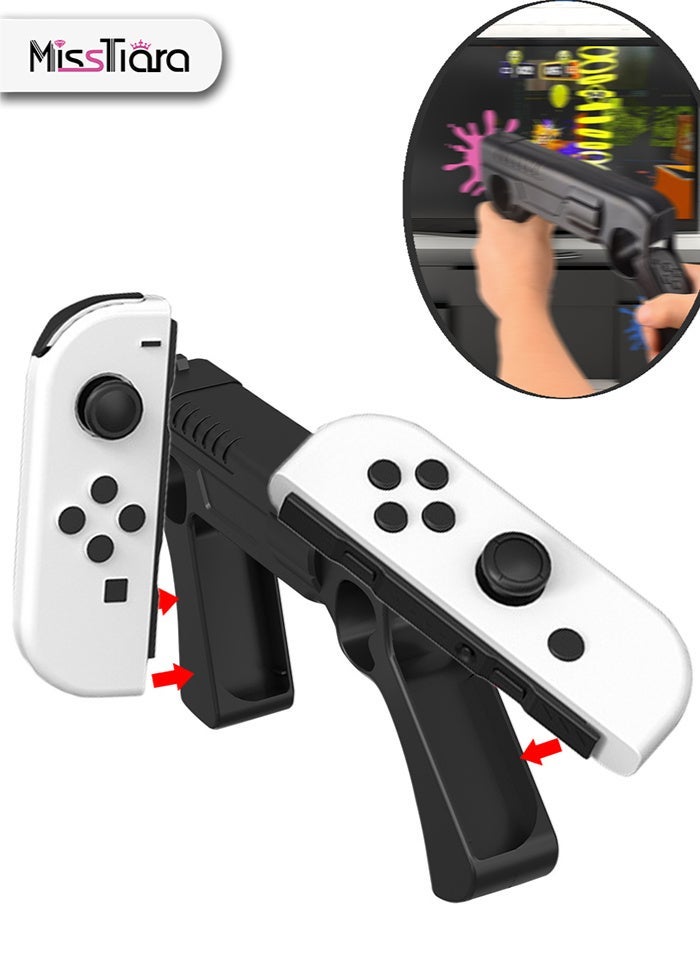 MissTiara Game Gun Grip Cover for Nintendo Switch and Switch OLED Joy Con Controller Grip - Image 1