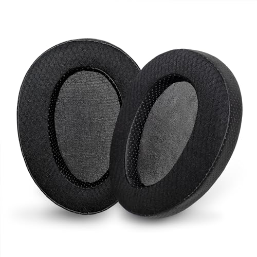 Voarmaks Memory Foam Cushion Ear Pads for Hifiman Arya Ananda Edition XS X HE1000se HE1000 V2 Jade II Headphone Replacement EarPads (Polyester-Fenestrated) - Image 1
