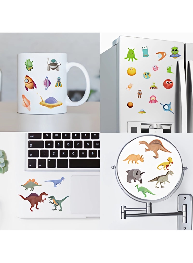 unikbebe 250Pcs Sticker Book, Animal Theme with 8 Scenes, No Mess Sticker Art for Kids, DIY Craft Kit, Educational Learning Toy, Portable Travel Activity Book, Make Your Own Fun Stickers for Toddlers, Waterproof Busy Book, Gift for Boys & Girls - Image 4