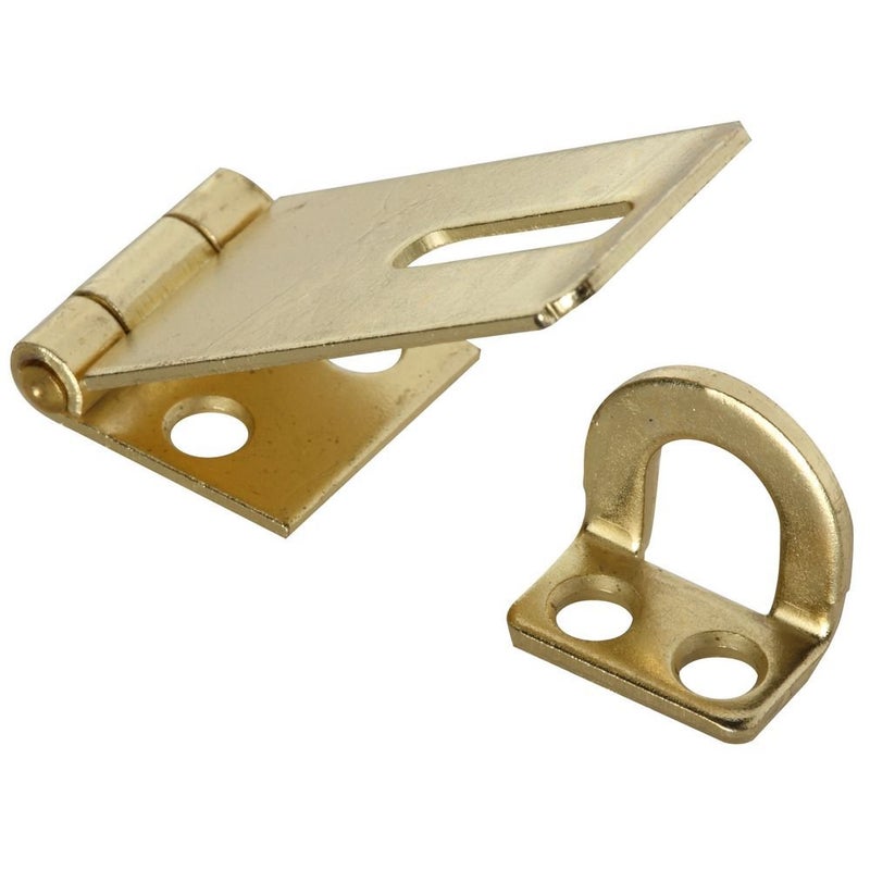National Hardware N102-053 V30 Safety Hasp In Brass 1-3/4"" - Image 1
