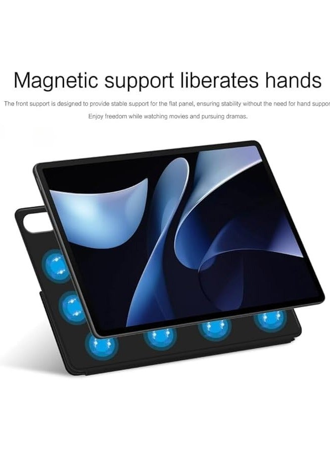 عام غطاء مغناطيسي متوافق مع ZTE Nubia Red Magic Nova 10.9 بوصة (2024)، غطاء ذكي مغناطيسي للجهاز اللوحي مع حامل متعدد الزوايا. - Image 2