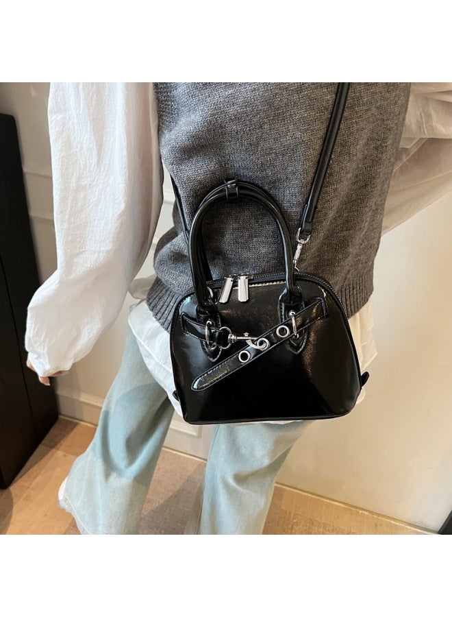 Simple Crossbody Shell Handbag 2025 Spring Style Bag Women's Work Bag Fashion Shoulder Handbag-Color:Pendant Off-white  - Image 3