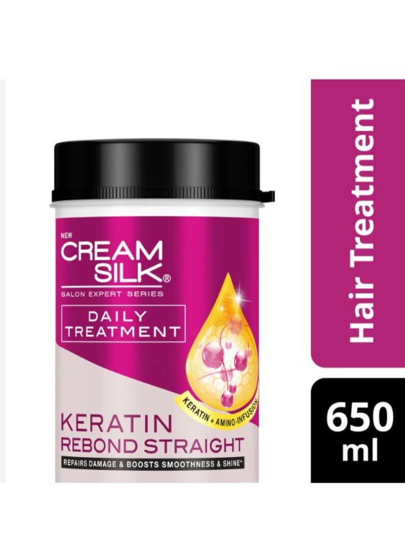 Creamsilk - Treatment Keratin Rebond Straight 650ml - Image 1