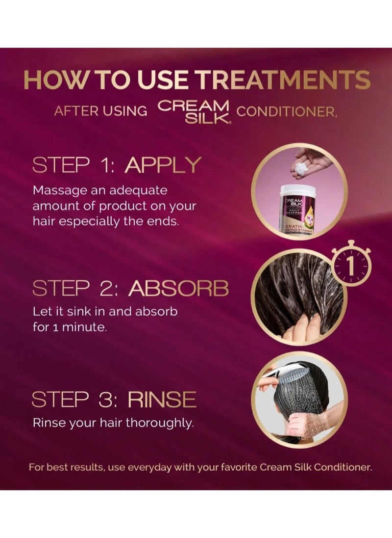 Creamsilk - Treatment Keratin Rebond Straight 650ml - Image 1
