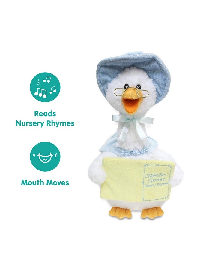 Cuddle Barn - Mother Goose Animated Stuffed Animal, Talking, Story-Telling Plush Toy for Kids, 14" - Image 2