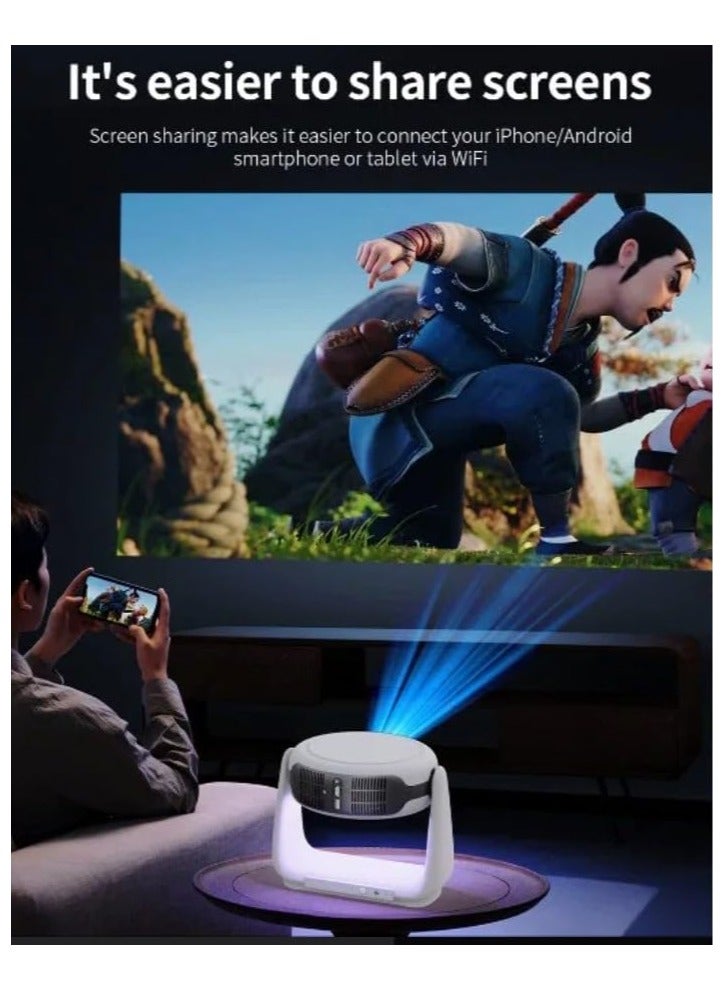 Wireless Android Projector, Portable, 5200mAh Battery, 1080p Full HD, Seamless Connectivity  - Image 5