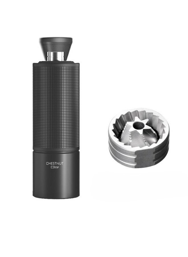 Chestnut C3 ESP Hand Coffee Grinder, Manual Coffee Hand Grinder Capacity 25g with CNC Stainless Steel Conical Burr, Internal Adjustable Setting, Double Bearing Positioning for Travel, Camping (Black) - Image 3