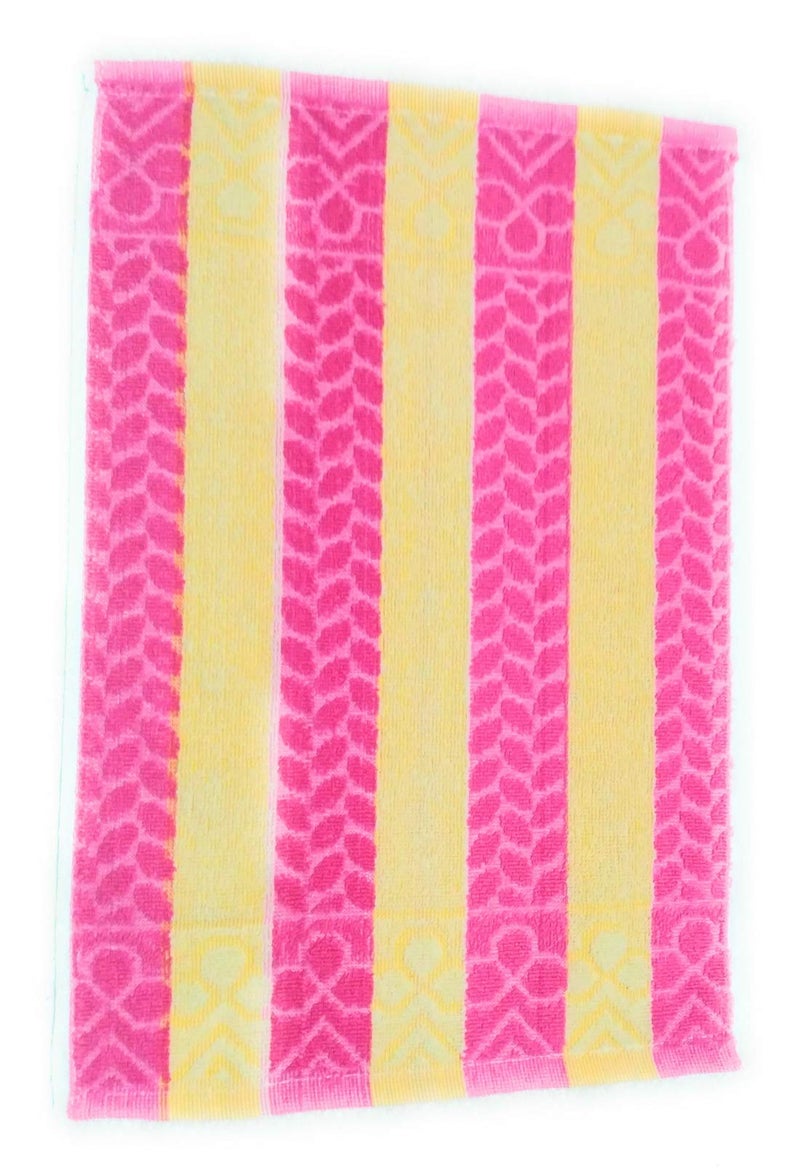 Cotton Colors Cotton Colors Floral Design Hand Towels (Medium, Multicolor, Pack of 4)_D16  - Image 2