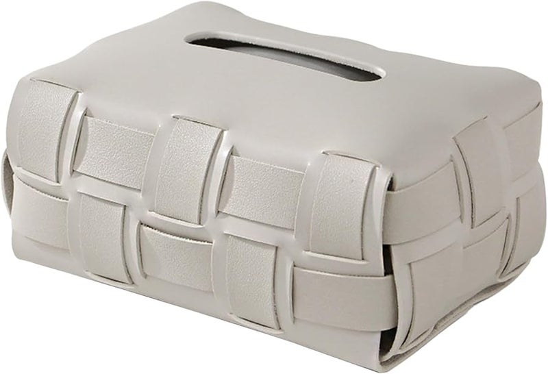 حامل موزع الأنسجة ذو الحجرتين المزدوجتين حافظة ورق تخزين إبداعية ملونة - Image 1