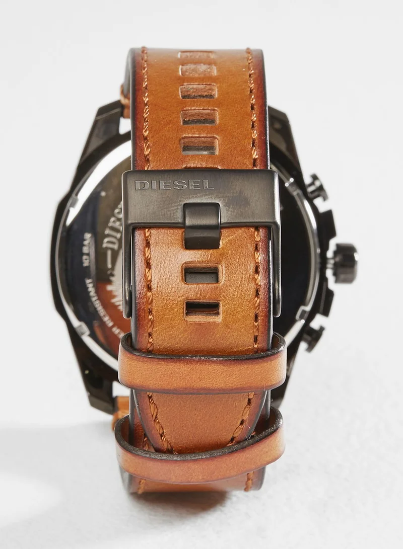 FOSSIL DZ4463 Mega Chief Leather Watch
