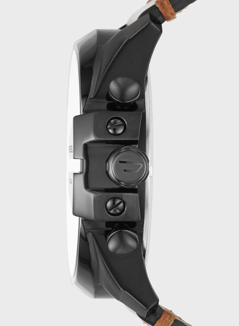 FOSSIL DZ4463 Mega Chief Leather Watch
