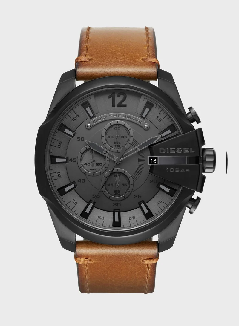 FOSSIL DZ4463 Mega Chief Leather Watch