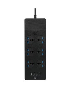 GULFLINK 2 Meter Cable With 6 Power Socket 4 Usb Ports Power Strip  - Image 1