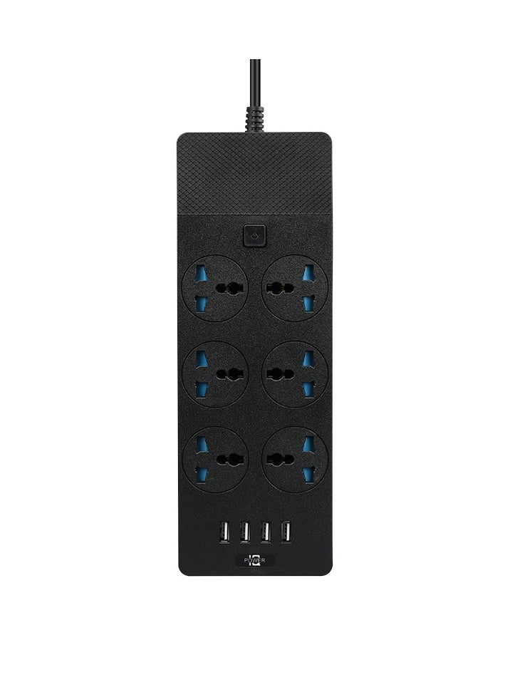 GULFLINK 2 Meter Cable With 6 Power Socket 4 Usb Ports Power Strip  - Image 1