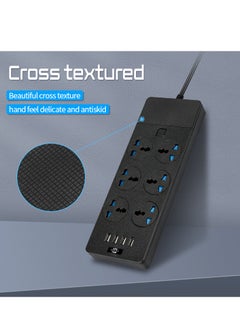 GULFLINK 2 Meter Cable With 6 Power Socket 4 Usb Ports Power Strip  - Image 3