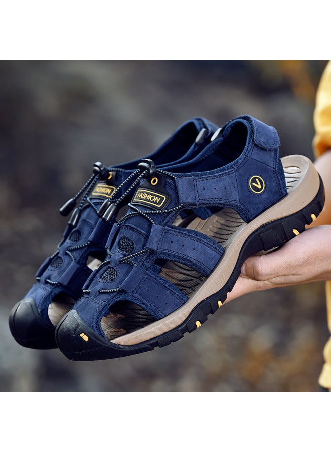 New Men's Sandals, Exclusive Large Size Men's Closed-toe Beach Shoes For Independent Sites