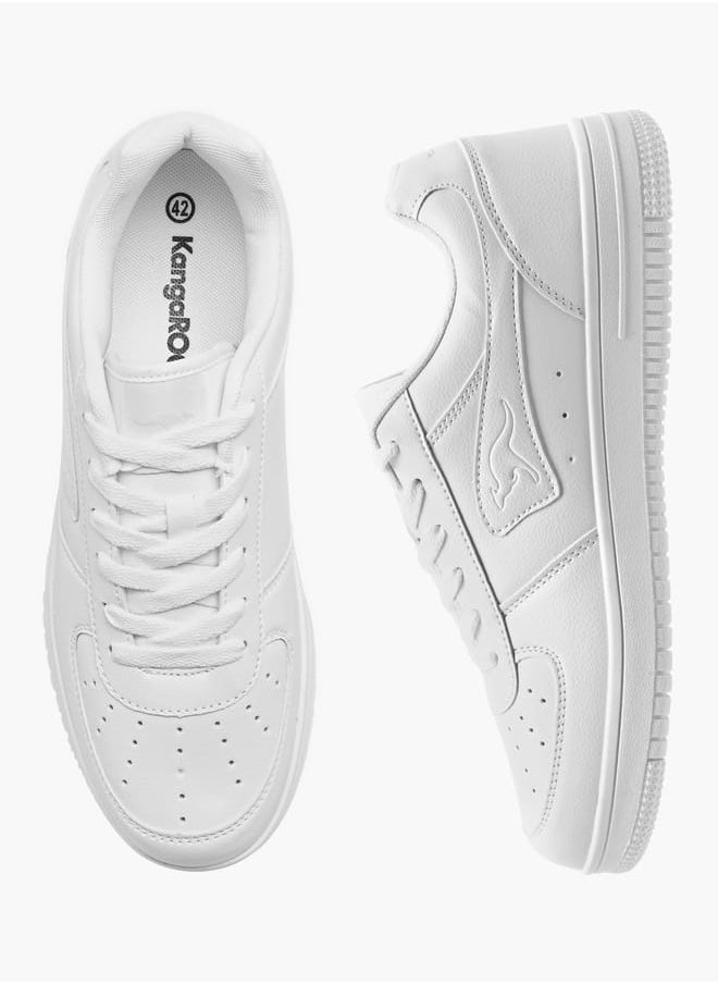 kangaROOS Men's Logo Detail Sports Shoes with Lace-Up Closure  - Image 2