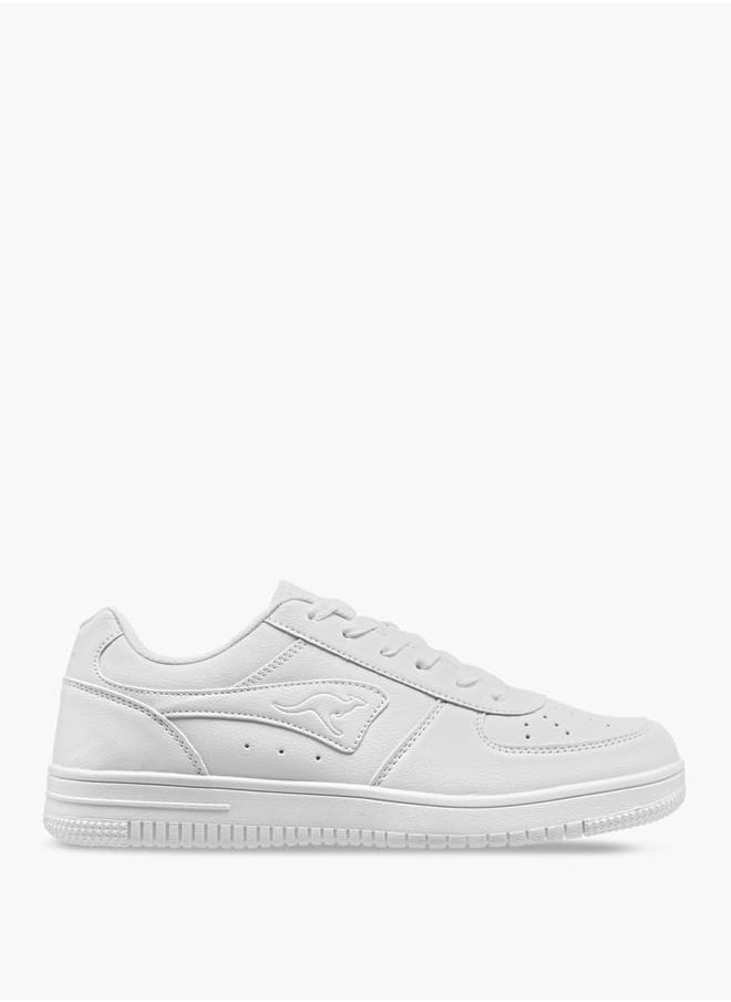 kangaROOS Men's Logo Detail Sports Shoes with Lace-Up Closure  - Image 3