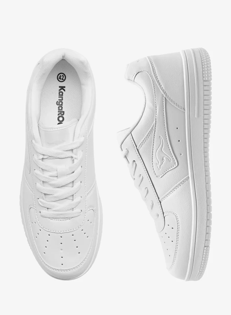 كانغاروس حذاء رياضي رجالي بشعار مع إغلاق برباط