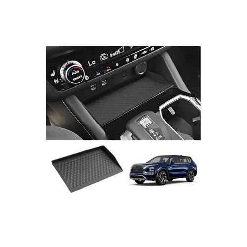 LUWU Center Console Wireless Charging Protective Mat for 2025 Mitsubishi Outlander Accessories 2025 Outlander Center Console Silicone Non-Slip Pad Anti-Dust Mat(NOT for Outlander PHEV&Sport) - Image 1