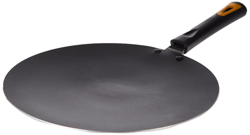Anjali Diamond Dura Aluminum Non-Stick Roti Tawa (275mm, Black) - Image 1
