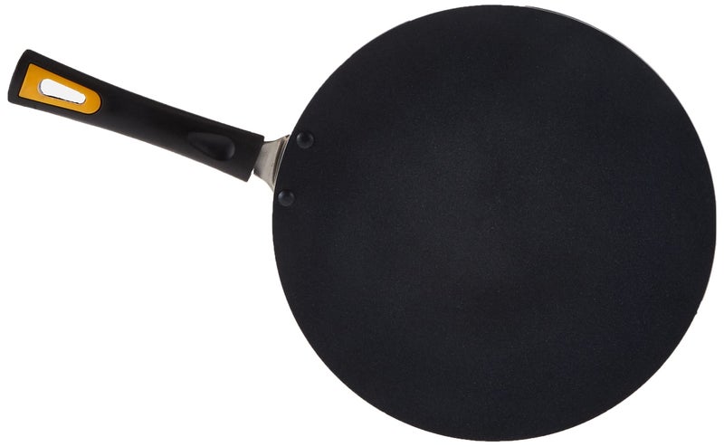 Anjali Diamond Dura Aluminum Non-Stick Roti Tawa (275mm, Black) - Image 3