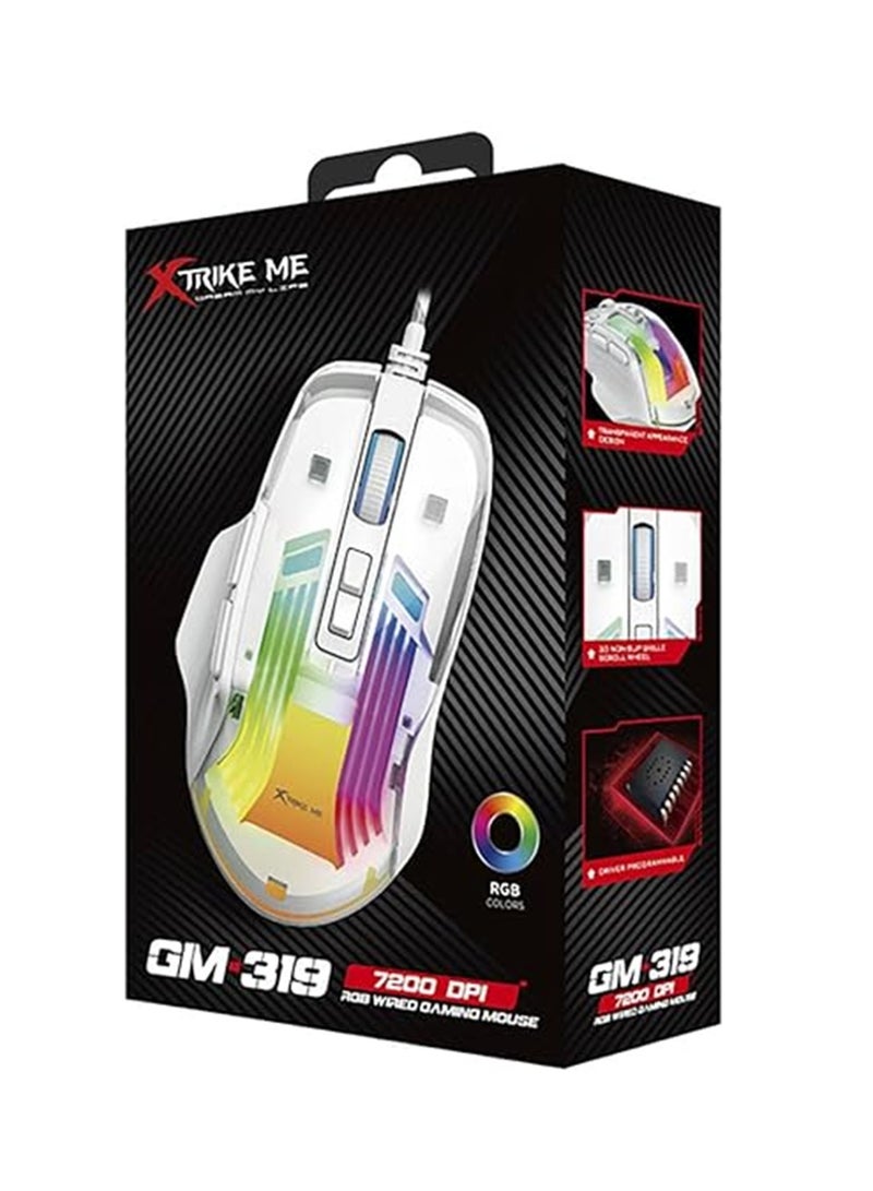 XTRIKE ME GM-319 Wired Gaming Mouse Witrh Ergonomic Design And Programable Buttons - Image 1