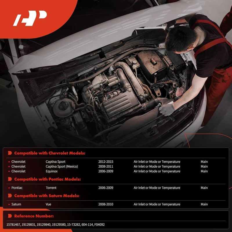 A-Premium HVAC Heater Blend Door Actuator for Chevrolet, Pontiac, and Saturn Models - Image 2