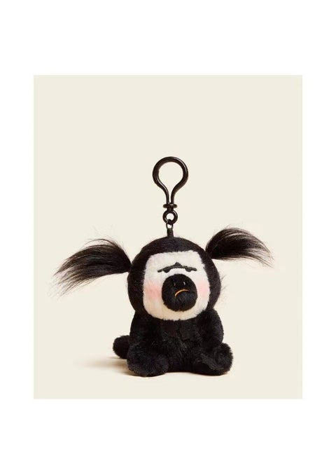 White Face Monkey Plush Doll Keychain - Adorably Ugly Healing Stuffed Toy