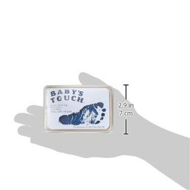 Baby's Touch Baby Safe Reusable Hand & Foot Print Ink Pads - Blue - Image 3