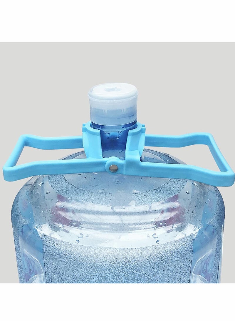 Generic Water Bottle Carrier Lifter, 2 Pcs Multifunctional Advanced Ergonomic 5 Gallon Water Bottle Handle, 5 Gallon Advanced Ergonomic Drinking Water Bottle Handle Anti-Slip Easy to Carry (Blue) - Image 2