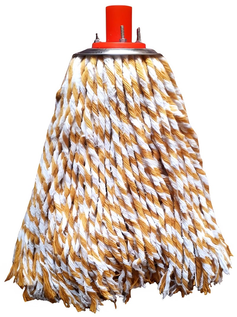 advance Swastik 300 gm Round Mop Head with Fine Cotton Set of 2 Color Multicolor - Image 1