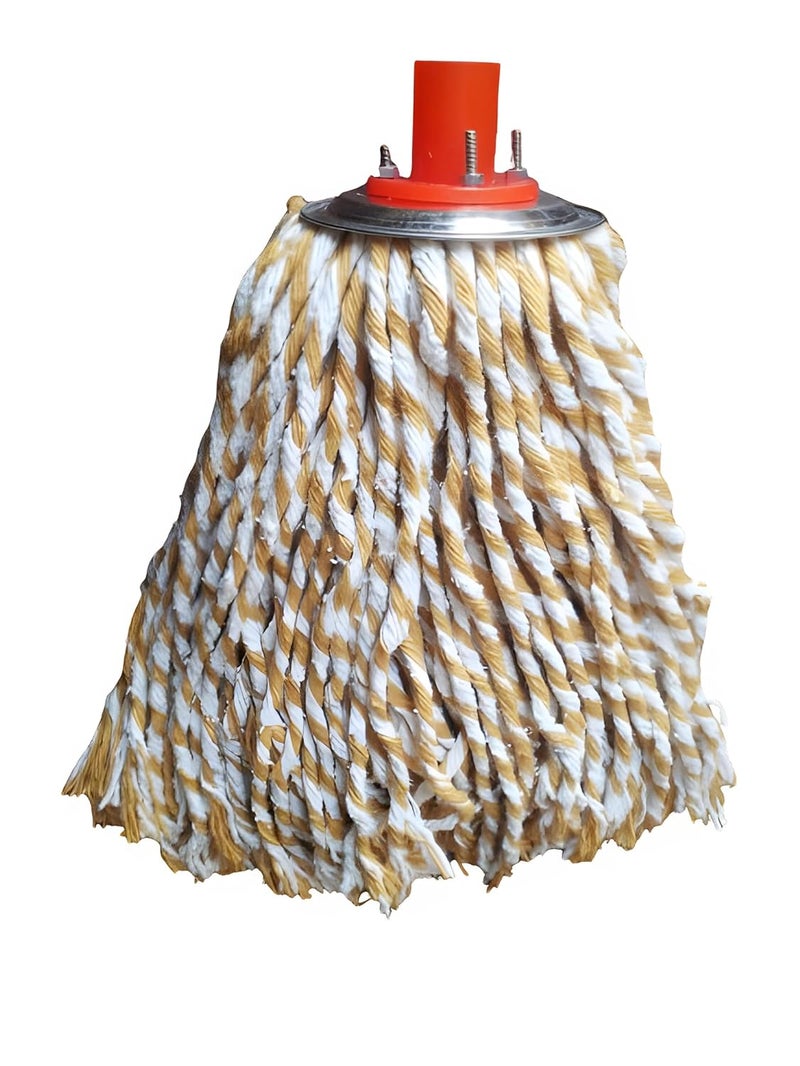 advance Swastik 300 gm Round Mop Head with Fine Cotton Set of 2 Color Multicolor - Image 2