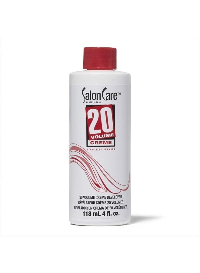 Salon Care 20 Volume Creme Developer, 4 Oz  - Image 1