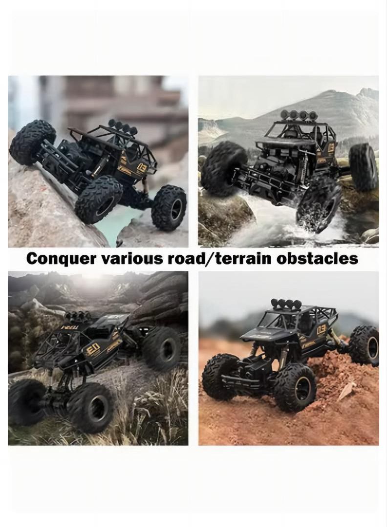 Elongdi Four-Wheel Drive Electric Remote Control Off-Road Vehicle Black - Image 5
