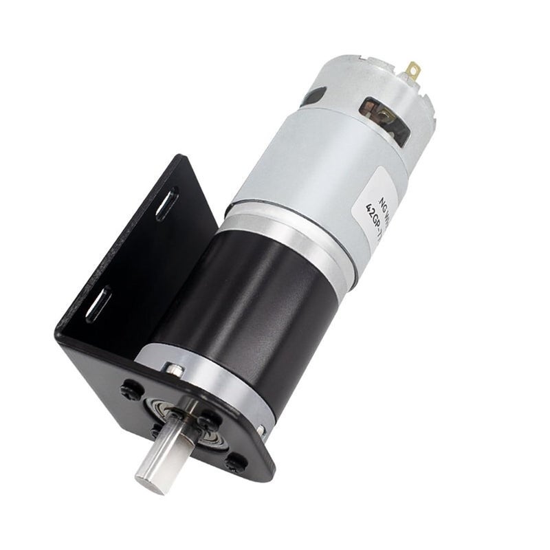 Planetary Reduction DC Motor 24V 120RPM All Metal Gear High Torque 253KG CM Forward Reverse - Image 1