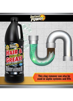 Instant Power Hair & Grease Drain Opener 1 L  - Image 5