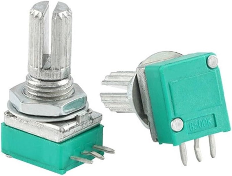 RK097N Single Audio Amplifier Seal Potentiometer 3P 15mm Lenth B1K 5K 10K 20K 50K 2-10Pcs(RK097N 50K Ohm 5pcs) - Image 3