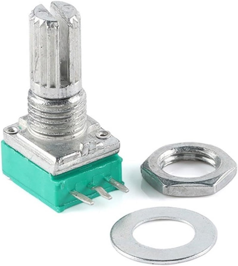 RK097N Single Audio Amplifier Seal Potentiometer 3P 15mm Lenth B1K 5K 10K 20K 50K 2-10Pcs(RK097N 50K Ohm 5pcs) - Image 5