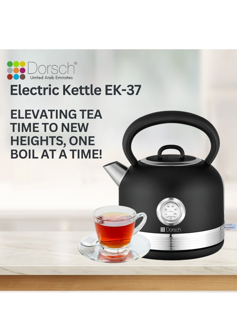 Danish Design Electric Kettle | 1.7L Capacity, 1800-2200W Power | Analog Temperature Display, Auto Shut-Off | Stylish Stainless Steel Body, Quick Boiling Technology (EK-37) - pzsku/Z6EDDE9B27D6933B1DC18Z/45/_/1718802697/a0673b5e-4a85-46c4-b926-3640534fe17a