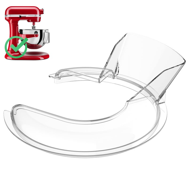 HOZODO Pouring Shield for Kitchenaid 5.5-8 QT Bowl-Lift Stand Mixer - Splash Guard Kitchen Aid Pouring Shield, As Kitchen Aid Accessories and Attachments - Image 1