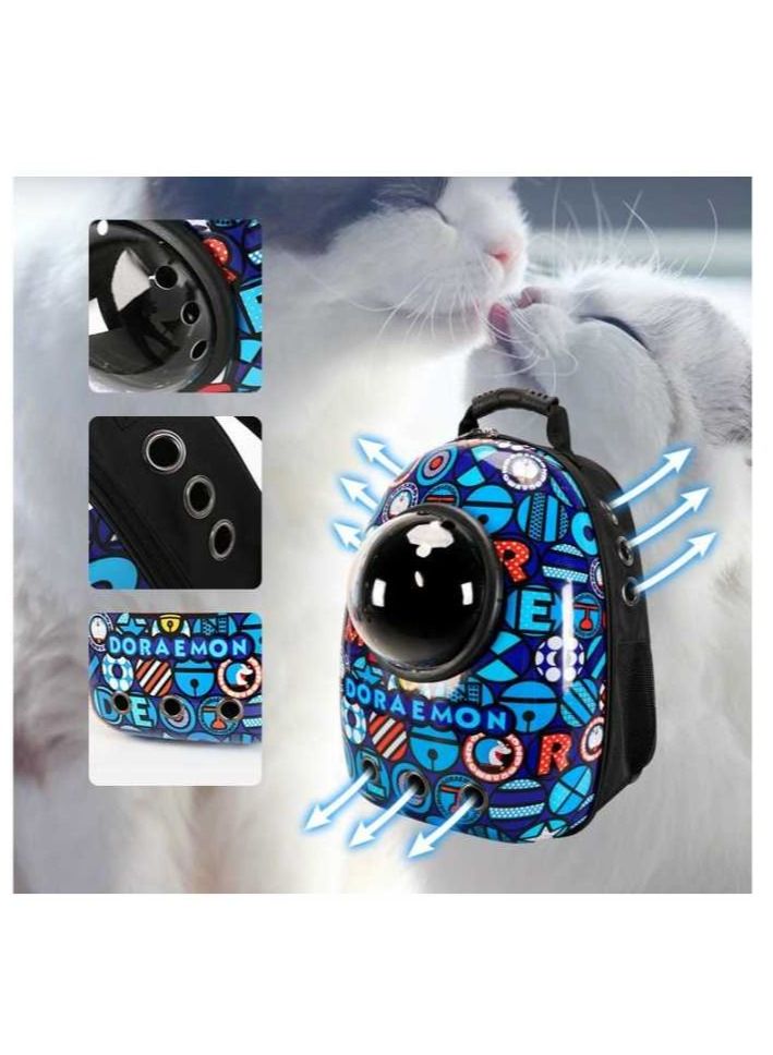PADO Ocean Kitty Wallet Carrier Multicolor H42cm x L32cm x W28cm - Image 2