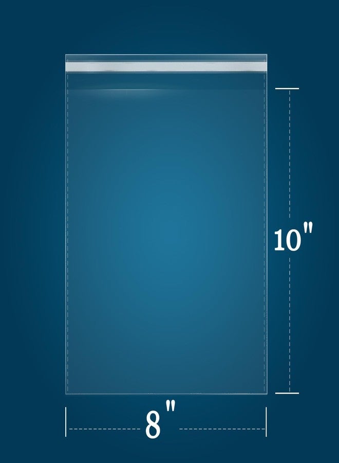 مراسل البريد الإلكتروني أكياس سيلوفان ذاتية الإغلاق من iMailer - 100 كيس - 8 × 10 بوصات - أكياس بلاستيكية شفافة قابلة لإعادة الإغلاق من البولي إيثيلين، مناسبة للطباعة الفنية والتغليف والصور والمجوهرات - Image 2
