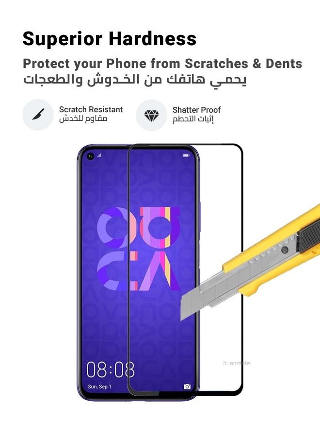 هووانميت - واقي شاشة كامل الأسطح من الحافة إلى الحافة لهاتف هواوي نوفا 5 تي - Image 1