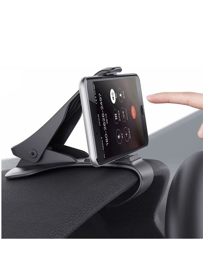 عام Car Phone Holder Dashboard Cellphone Mount Mobile Clip Stand HUD Non-Slip Cell Phone Holder Design for Smart phone(3.0-6.5inch) - Image 1