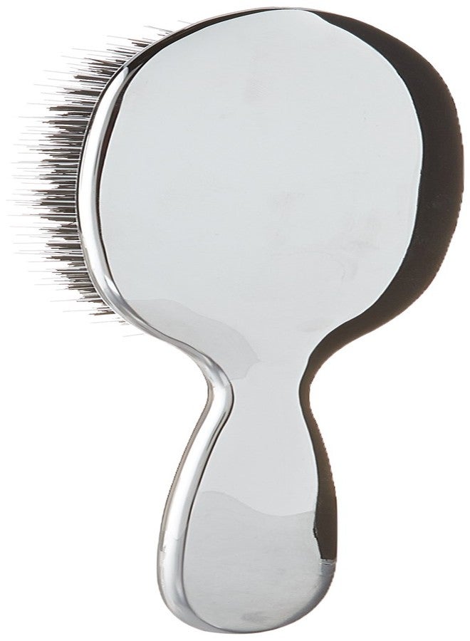 Creative Hair Brushes Petite Mixed Bristles, Silver - Image 2