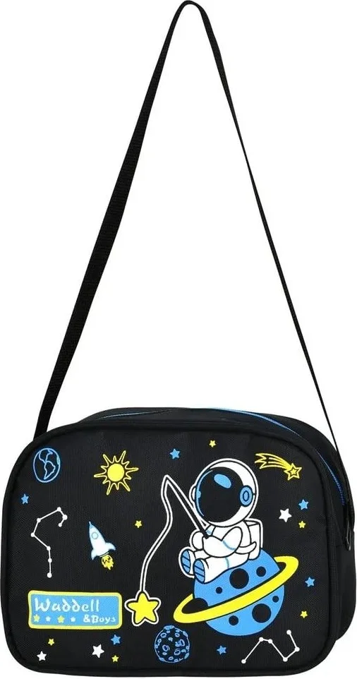 Masho Trend Astronaut School Bag with Fishing Rod + Nutrition + Water Bottle - Space Bag Primary School Bag Backpack